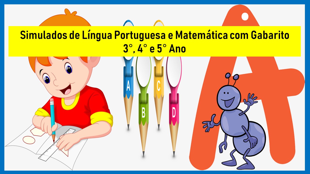 Simulado de Matemática para o 3° ano do Ensino Fundamental I